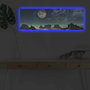 Wallity Lienzo Decorativo Iluminado con LEDs 30 x 90 cm Multicolor